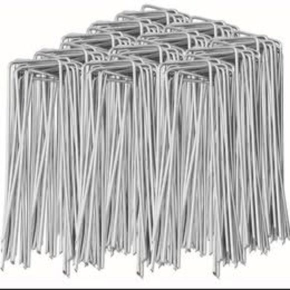 100 Pack 6” Galvanized Stakes - Picture 1 of 3